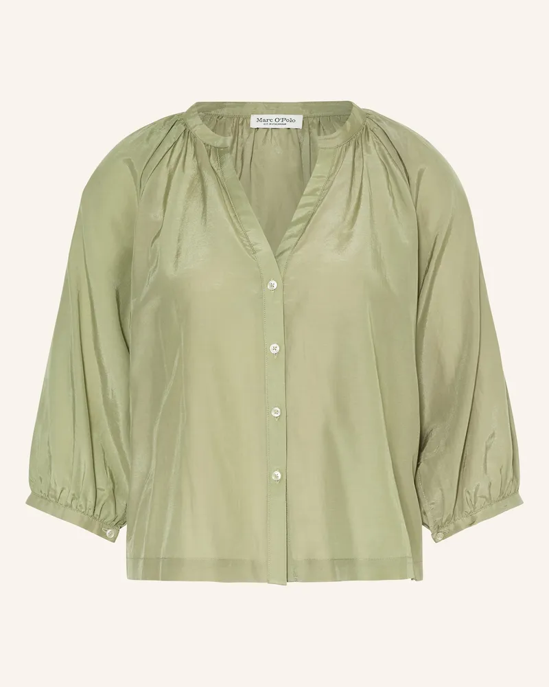 Marc O'Polo Bluse mit 3/4-Arm Oliv