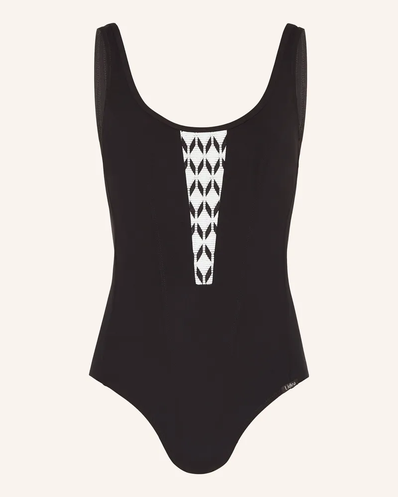 Lidea Badeanzug GRAPHIC RIDE Schwarz