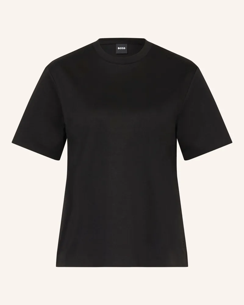 HUGO BOSS T-Shirt Eharpa schwarz Schwarz