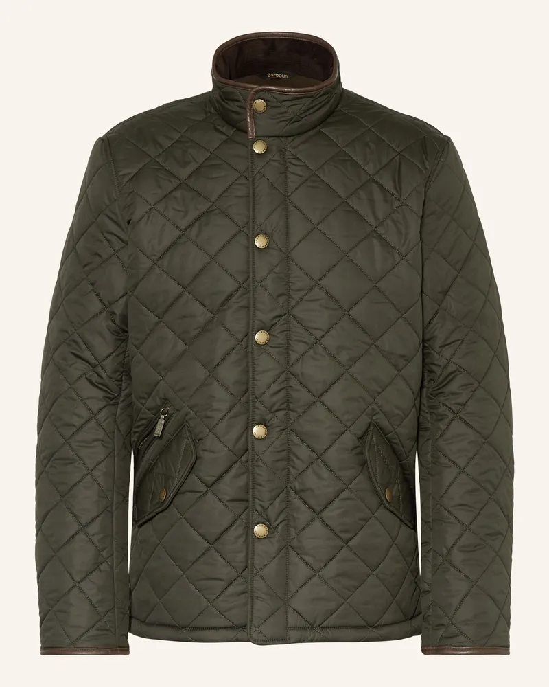 Barbour Steppjacke Powell gruen Grün