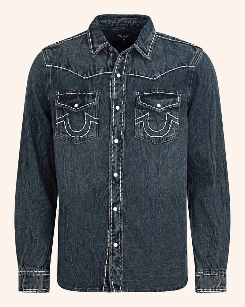 True Religion Jeanshemd SUPER T Blau
