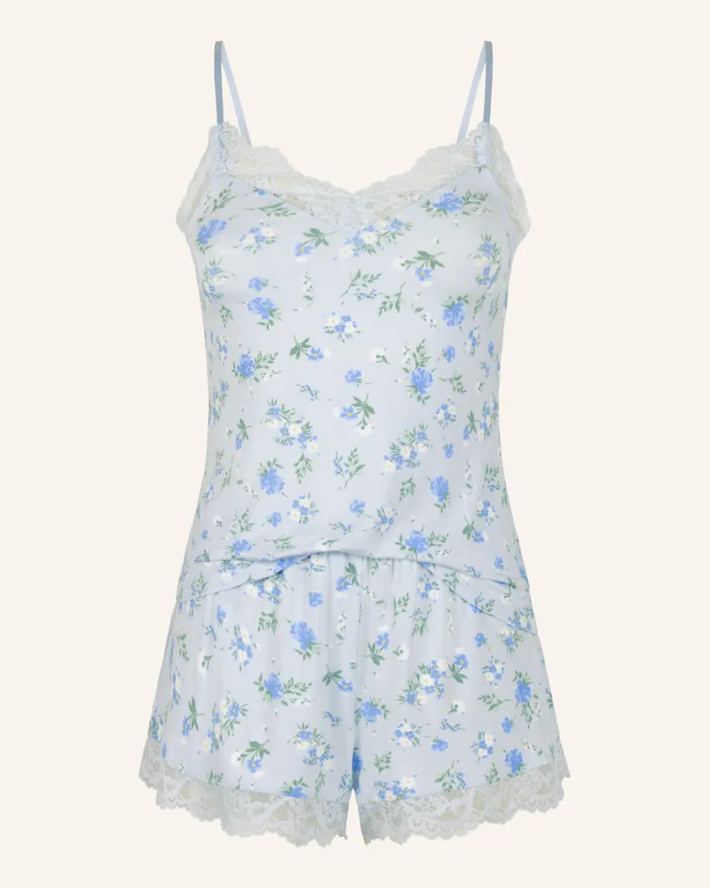 Hunkemöller Schlafanzug Nana Daisy blau Blau