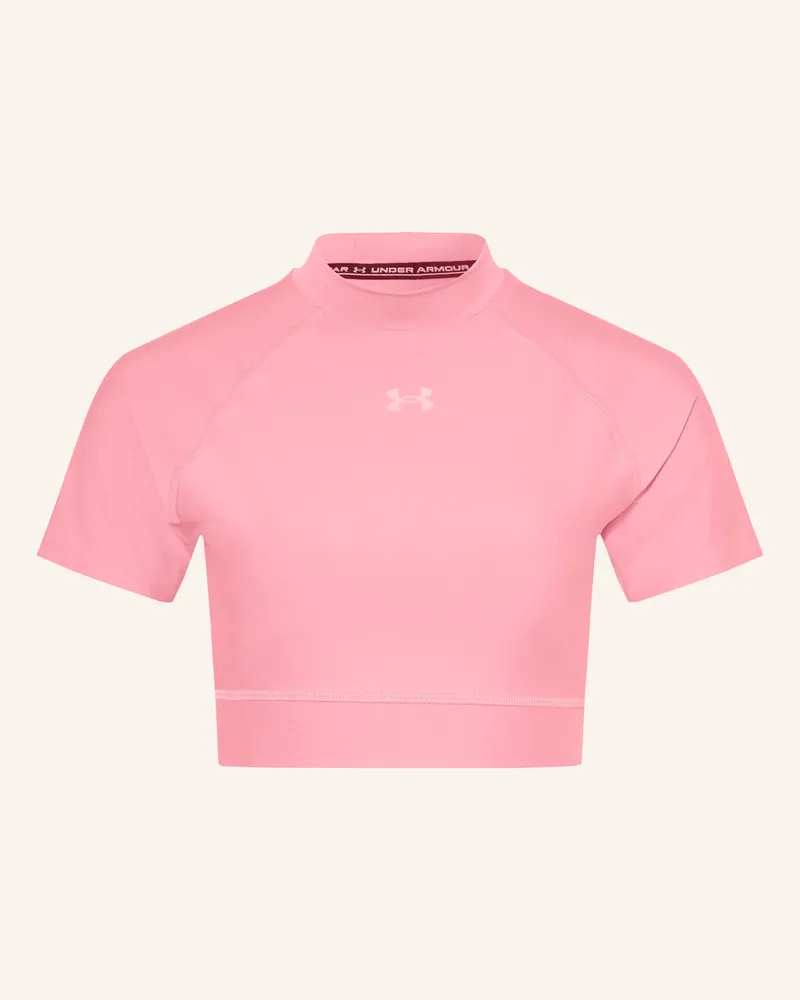 Under Armour Cropped-Shirt Ua Heatgear® pink Hellrot