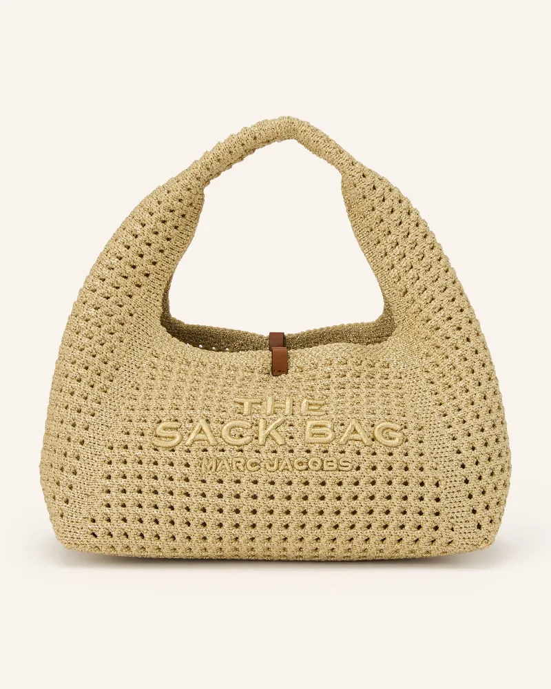 Marc Jacobs Handtasche The Crochet Mini Sack Bag Mit Pouch beige Beige