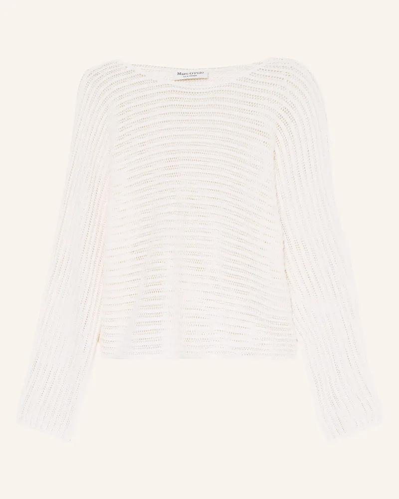 Marc O'Polo Pullover weiss Weiss