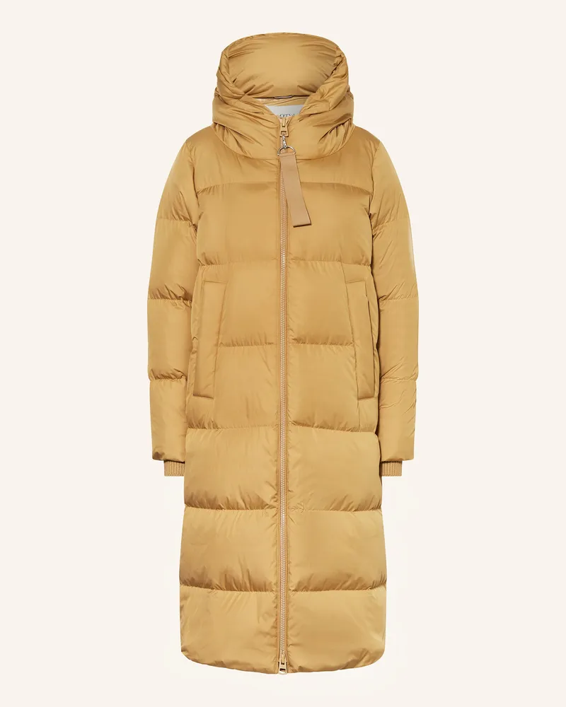 Marc O'Polo Daunenmantel gelb Dunkelgelb