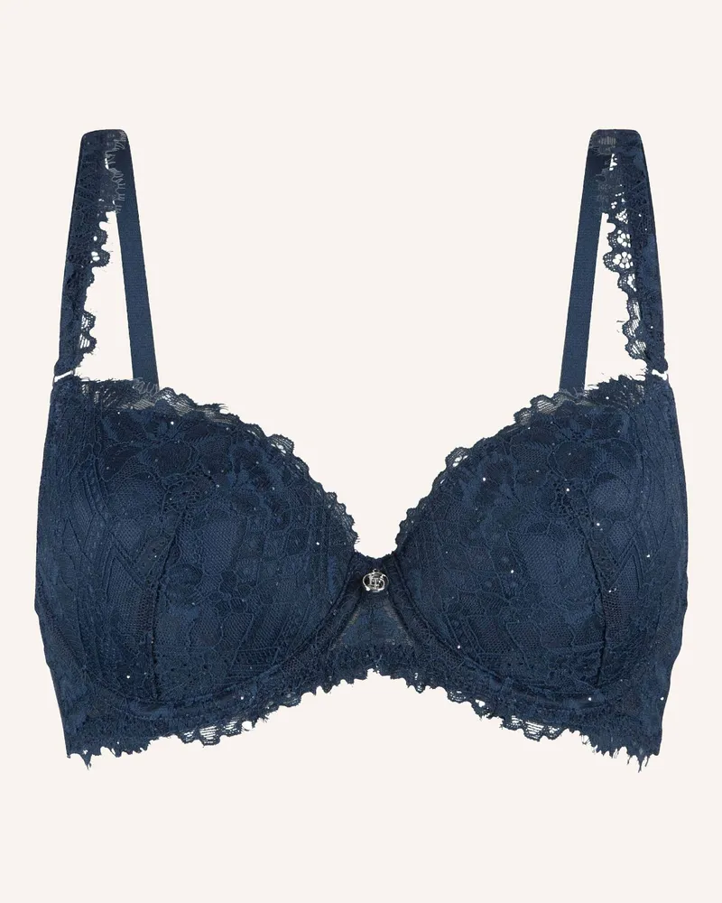 LingaDore T-Shirt Bh Spitze blau Dunkelblau