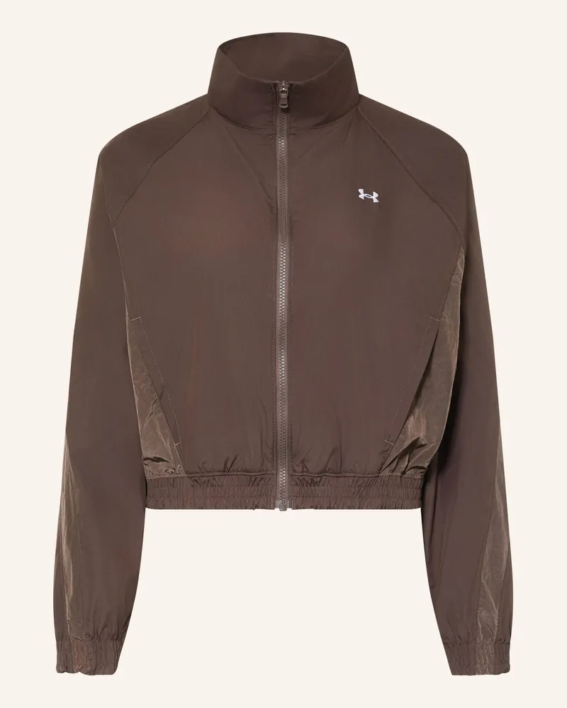 Under Armour Trainingsjacke Ua Icon Woven braun Dunkelbraun