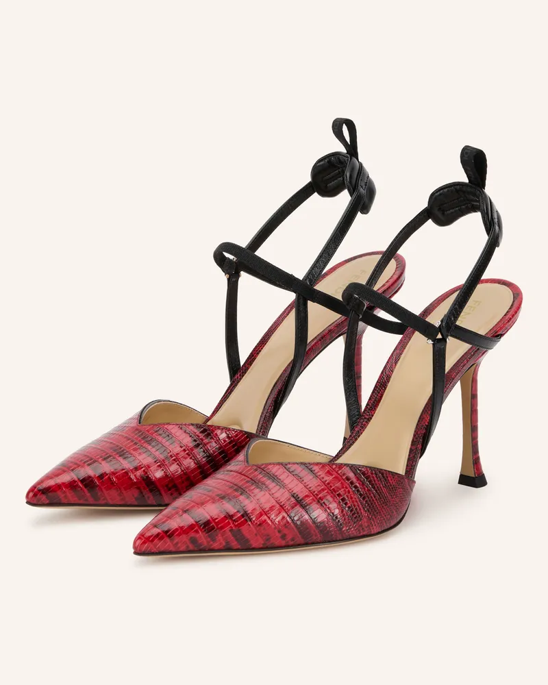 Fendi Slingpumps rot Rot