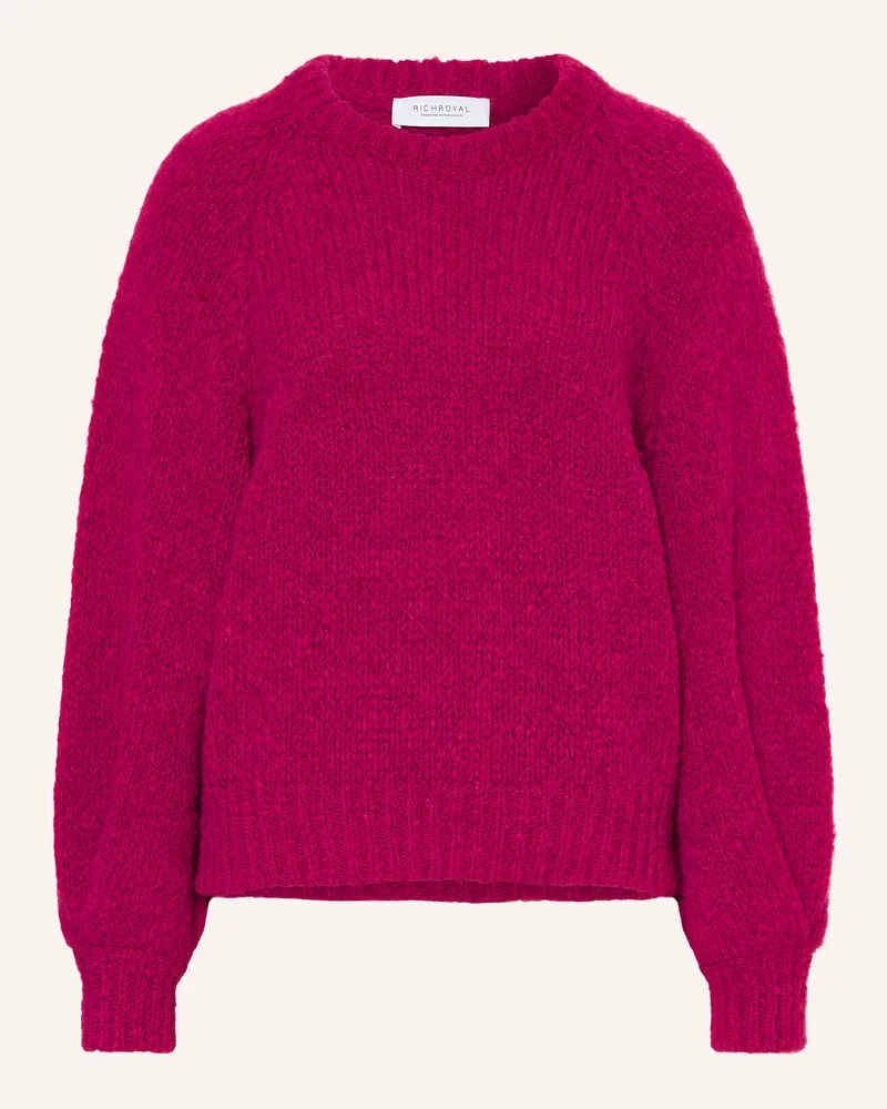 Rich&Royal Pullover Mit Alpaka rot Fuchsia