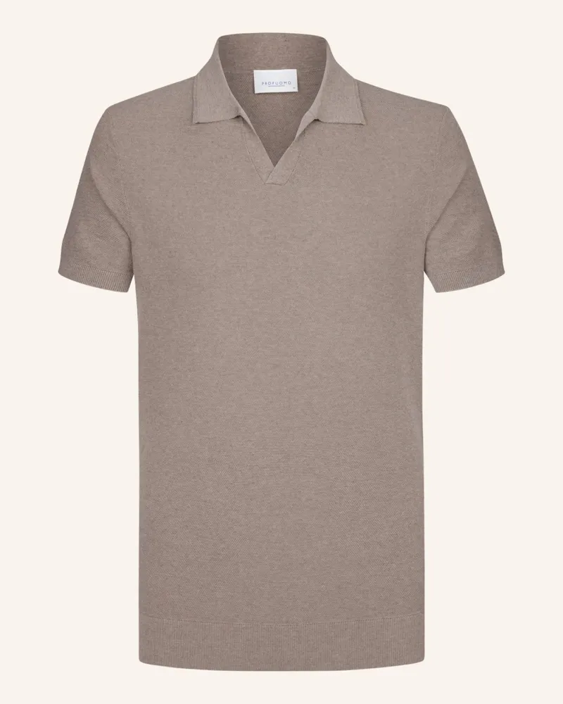 Profuomo Poloshirt braun Braun