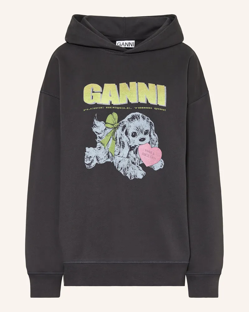 Ganni Sweatshirt ISOLI Dunkelgrau