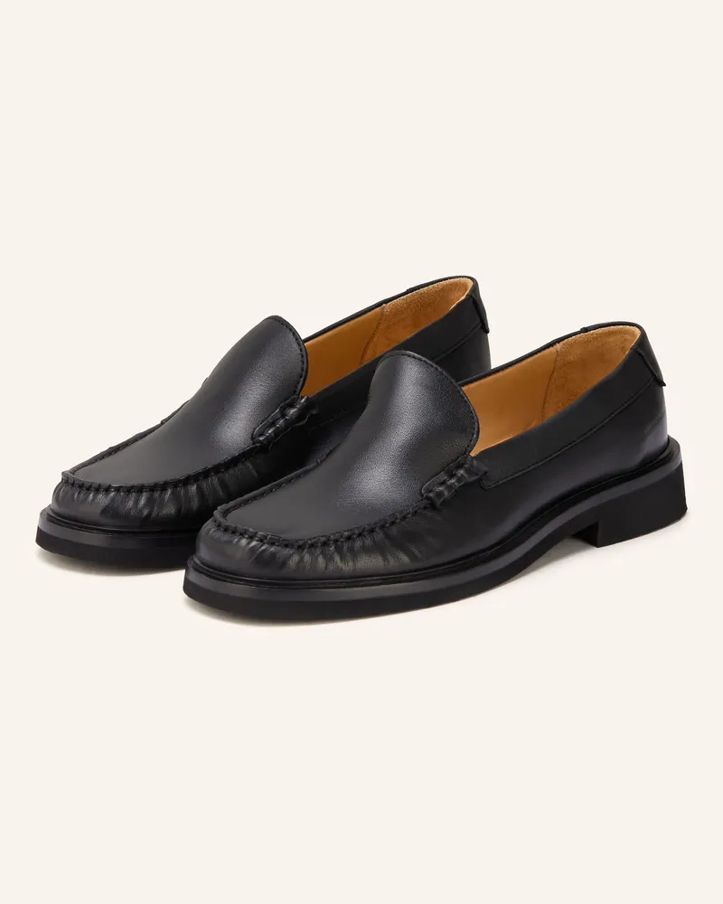 Mrs & HUGS Loafer schwarz Schwarz