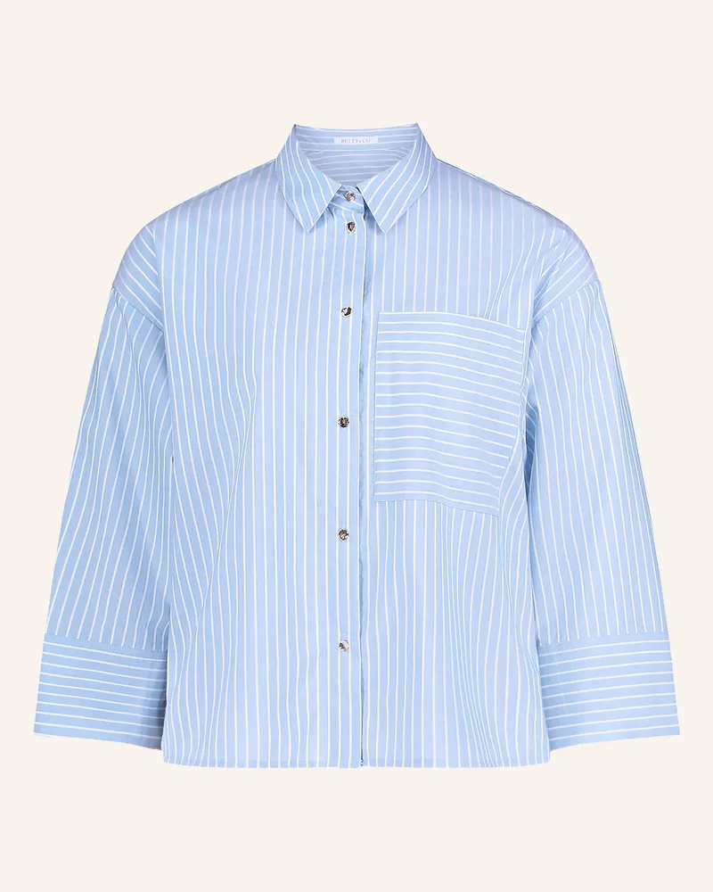 Betty Barclay Hemdbluse Mit 3/4-Arm blau Hellblau