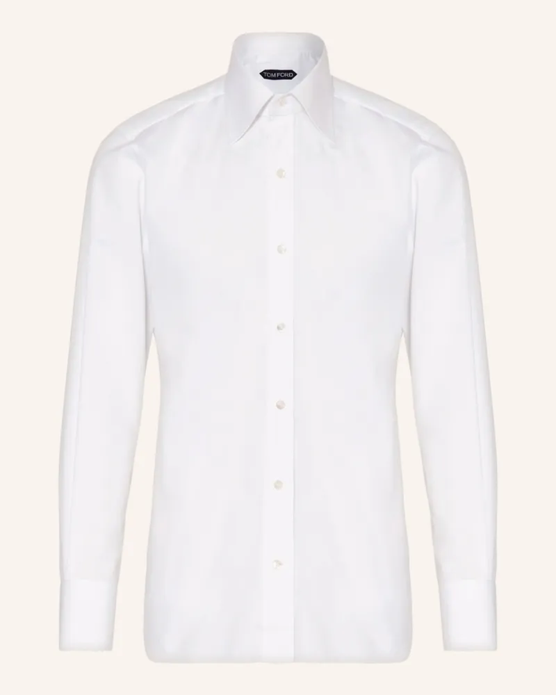 Tom Ford Hemd Slim Fit weiss Weiss