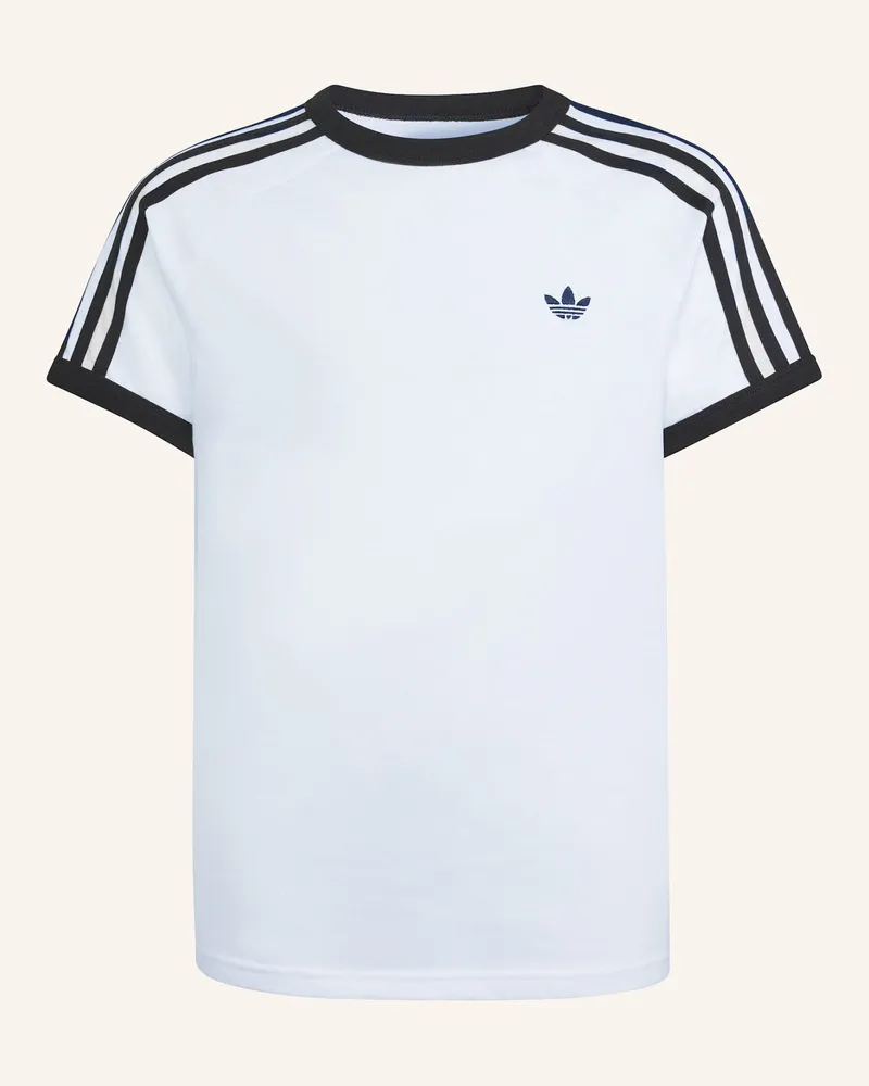 adidas T-Shirt 3-Streifen weiss Weiss