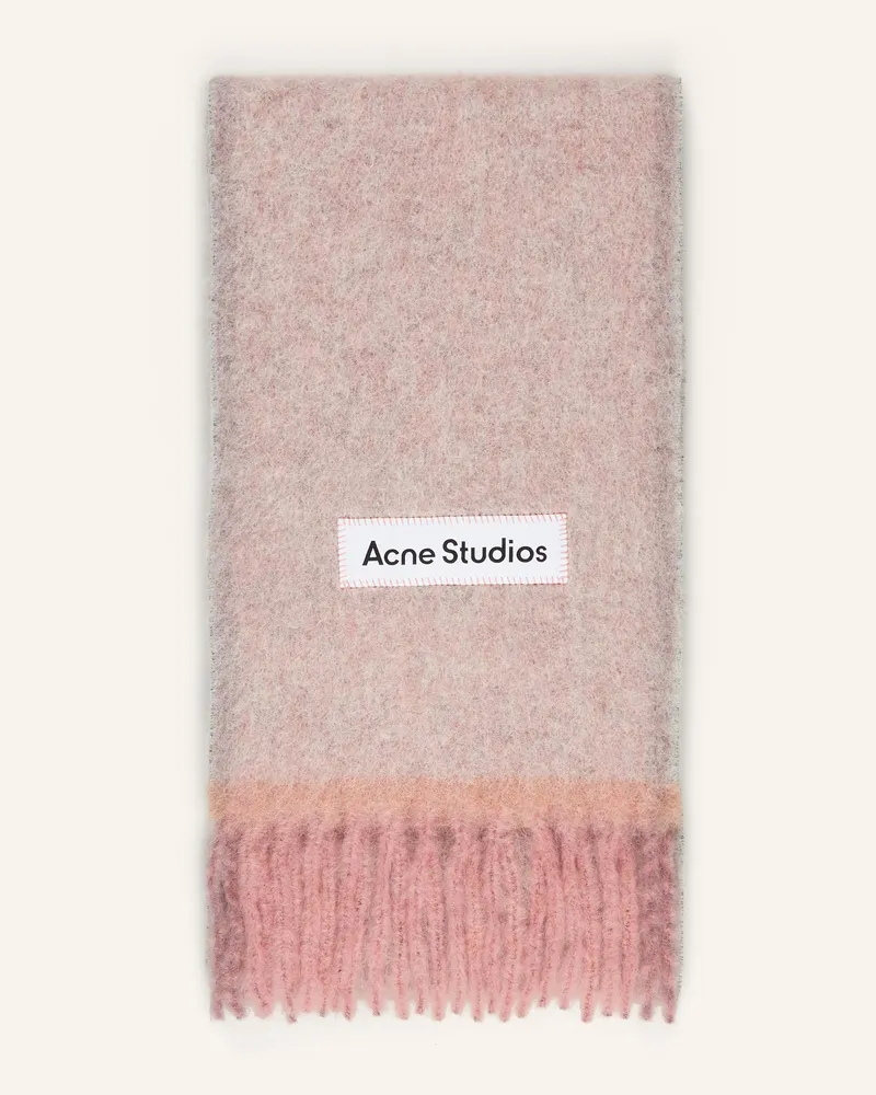 Acne Studios Schal Mit Alpaka rosa Rosé