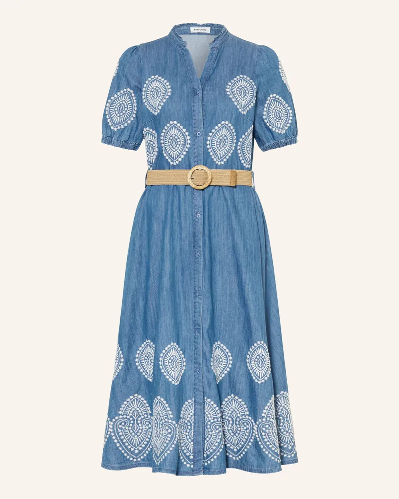 More & More Jeanskleid blau Blau
