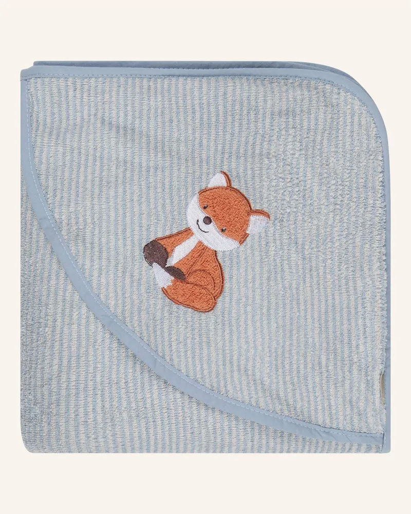 Sterntaler Kapuzenbadetuch 100X100 Cm Filou blau Hellblau