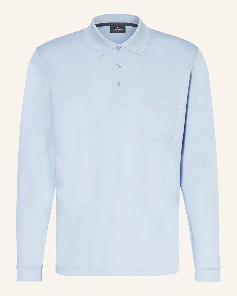 Ragman Poloshirt Hellblau