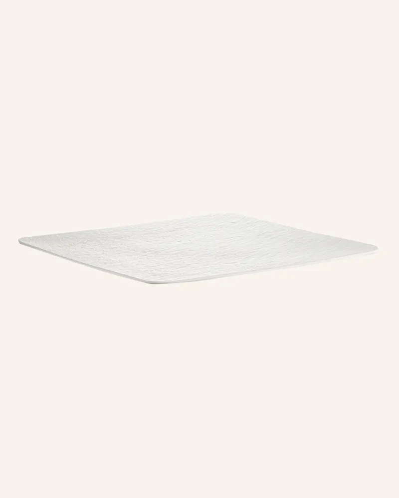 Villeroy & Boch Servierplatte MANUFACTURE ROCK Weiss