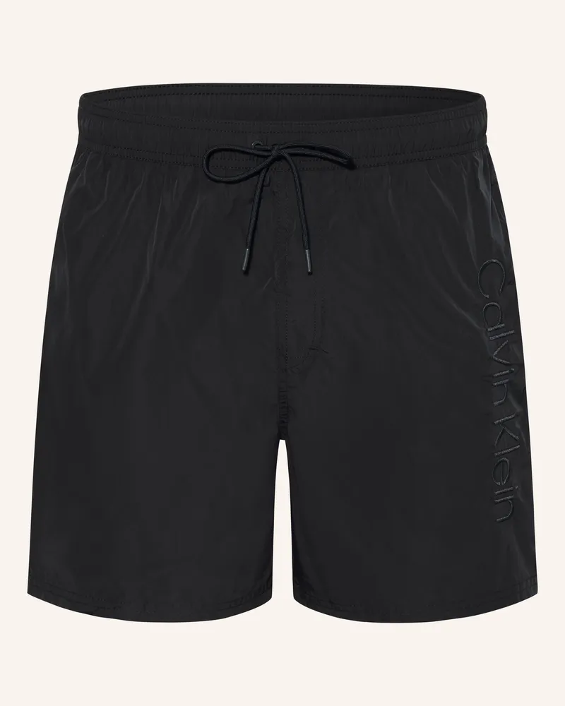 Calvin Klein Badeshorts schwarz Schwarz