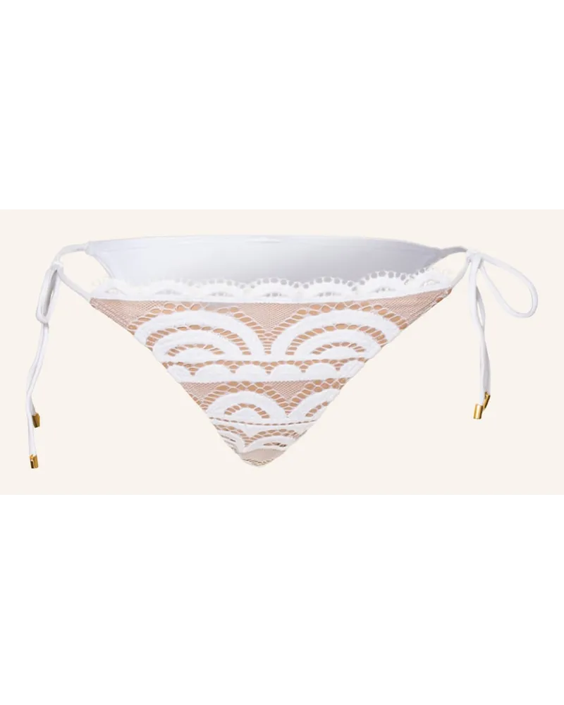 PilyQ Triangel-Bikini-Hose LACE TIE TEENY Weiss