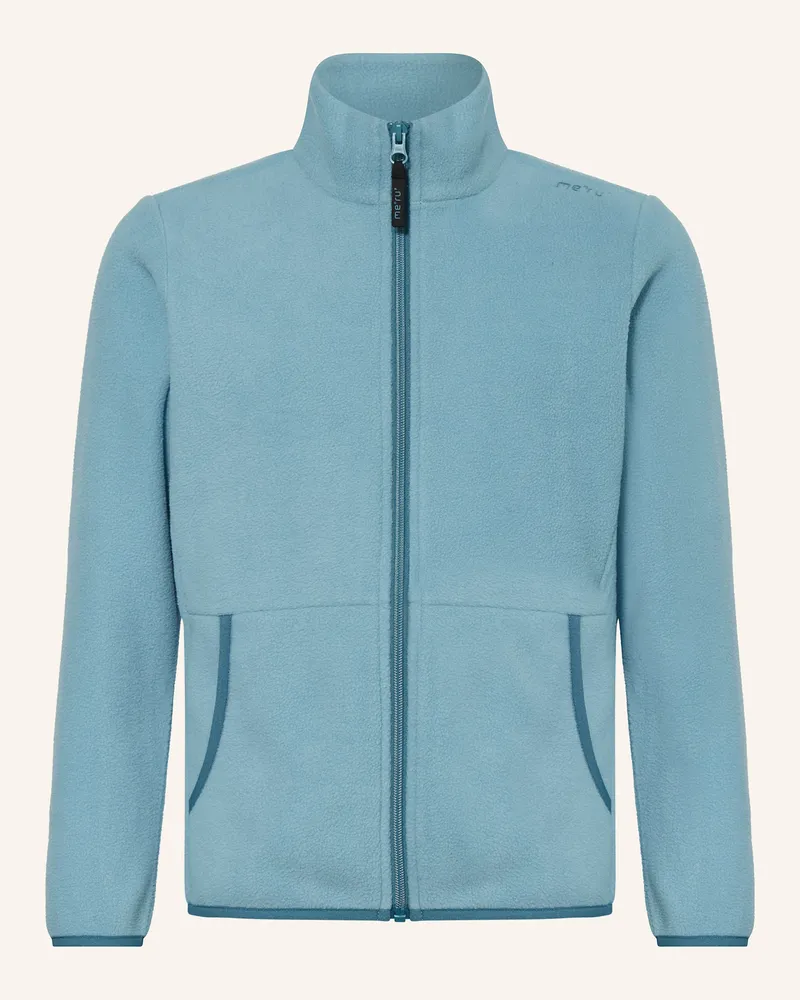 me°ru' Fleecejacke CANTERBURY Hellblau