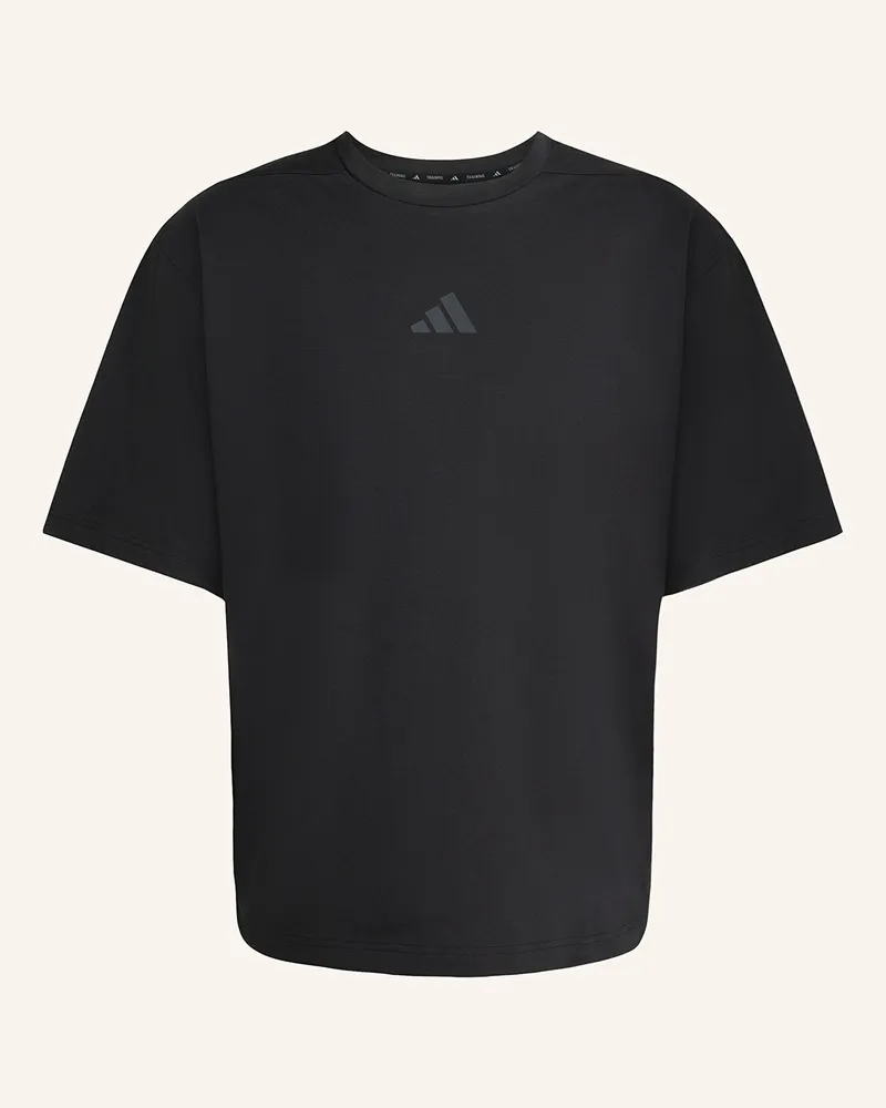 adidas T-Shirt Power Oversize schwarz Schwarz