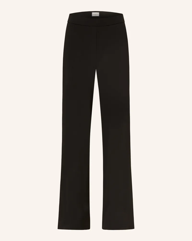 SEDUCTIVE  Marlenehose Naley Aus Jersey schwarz Schwarz