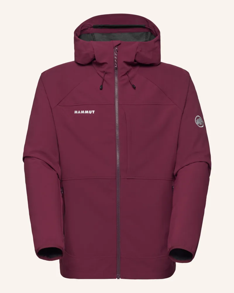 Mammut Softshelljacke ULTIMATE COMFORT SO mit Kapuze Rot