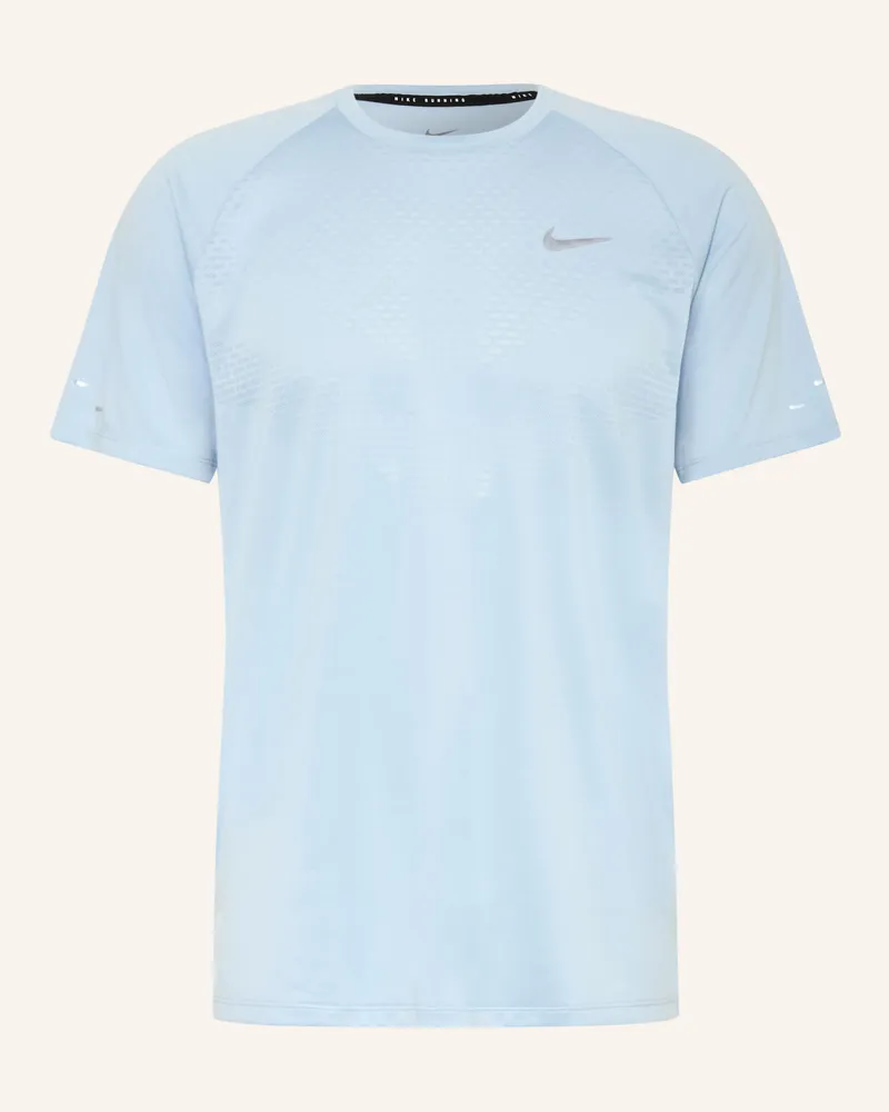 Nike Laufshirt Stride blau Hellblau