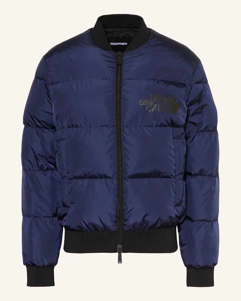 Dsquared2 Daunenjacke Easy Puffer blau Dunkelblau