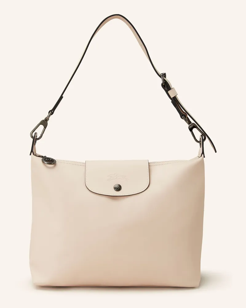 Longchamp Handtasche Le Pliage Cuir beige Nude
