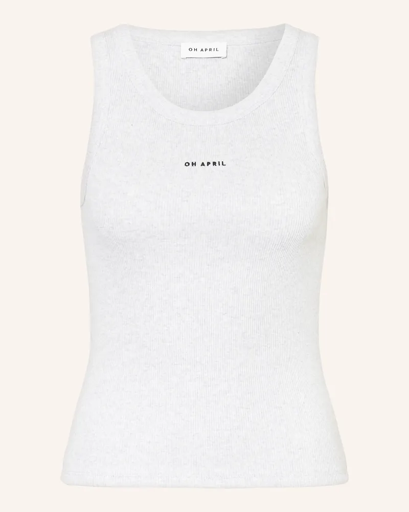 OH APRIL Top Dara grau Hellgrau