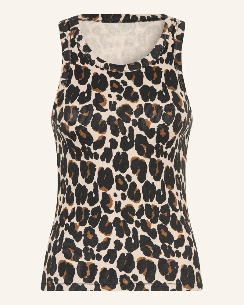 Majestic Top braun Ecru