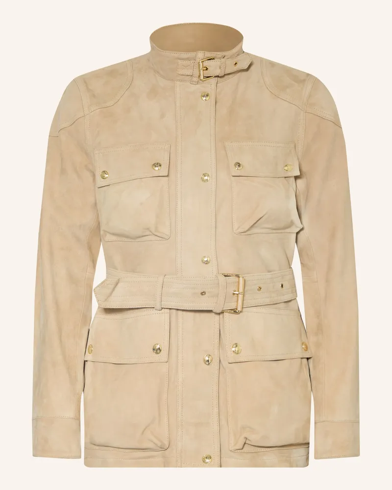Belstaff Lederjacke Trailmaster Panther beige Beige