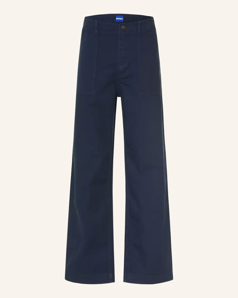 HUGO BOSS Chino Ranko Regular Fit blau Dunkelblau