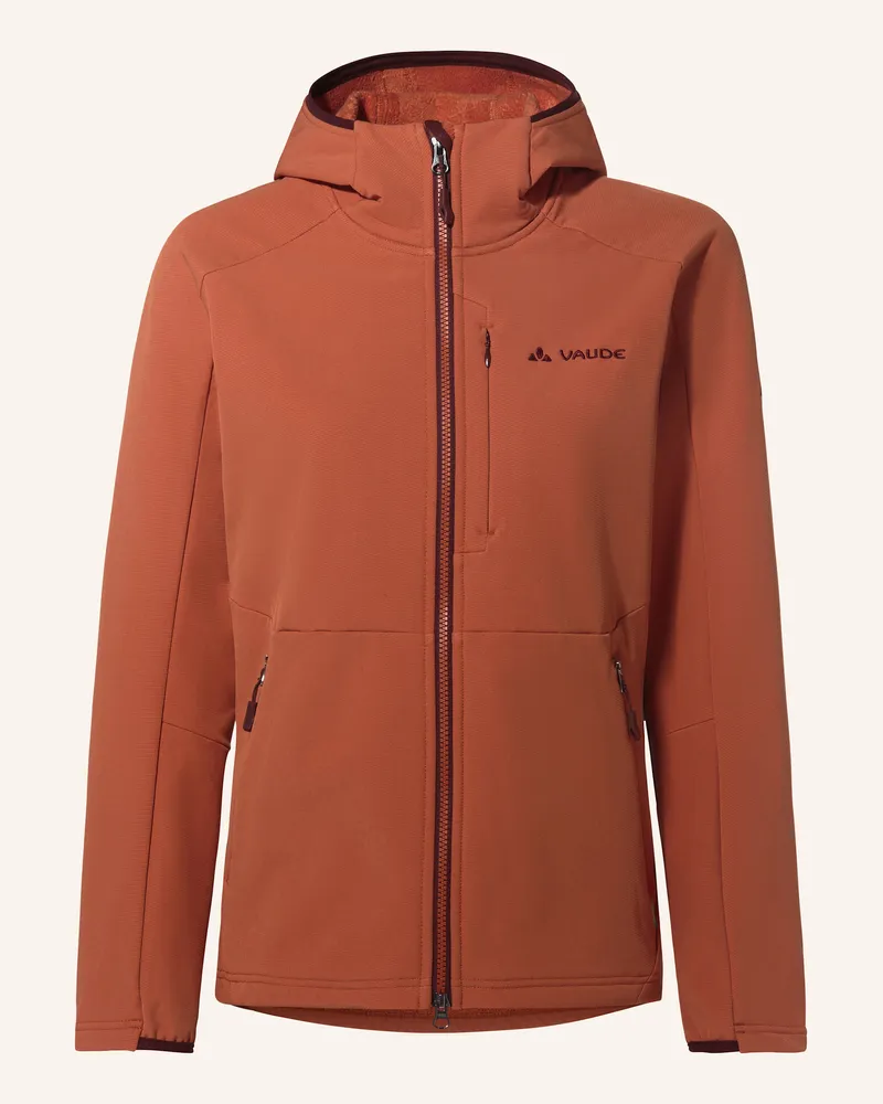 Vaude Fleecejacke W ELOPE STORMFLEECE HOODY Rot
