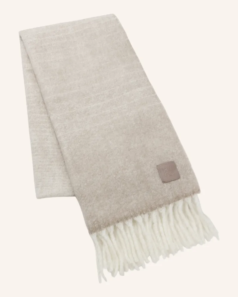 HUGO BOSS Gewebter Schal ELYZA_46*200 Beige