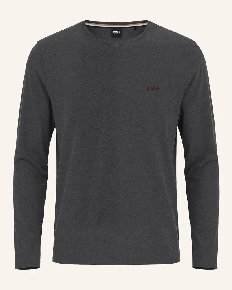HUGO BOSS Schlafshirt MIX&MATCH Dunkelgrau