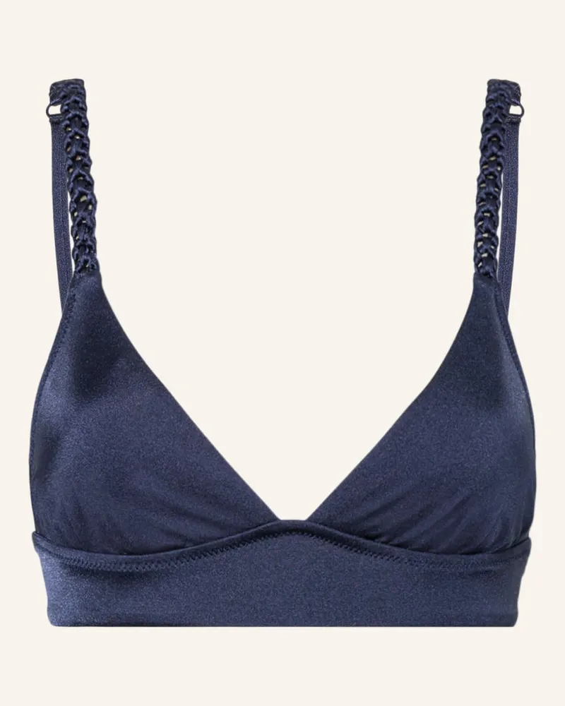 watercult Bralette-Bikini-Top MAKRAMÉ LOVE Blau