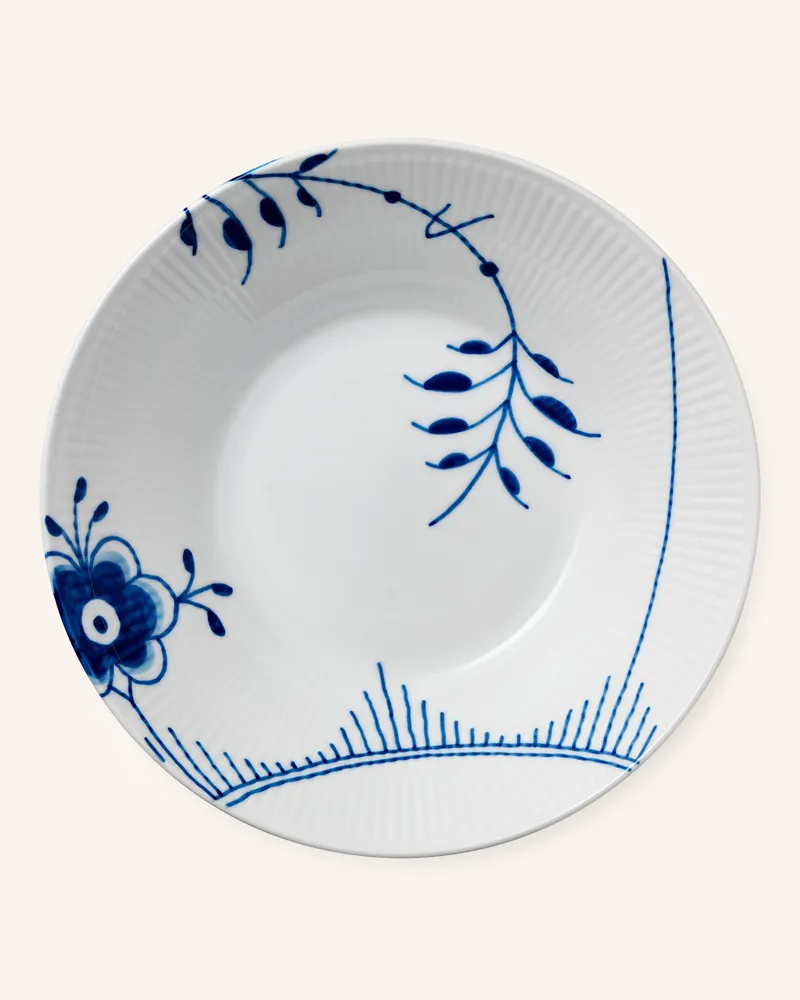 Royal Copenhagen Suppenteller BLUE FLUTED MEGA Weiss