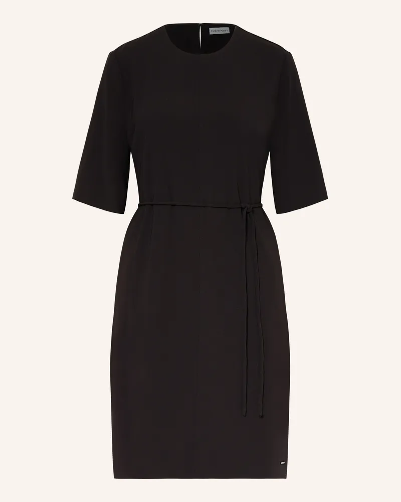 Calvin Klein Etuikleid schwarz Schwarz