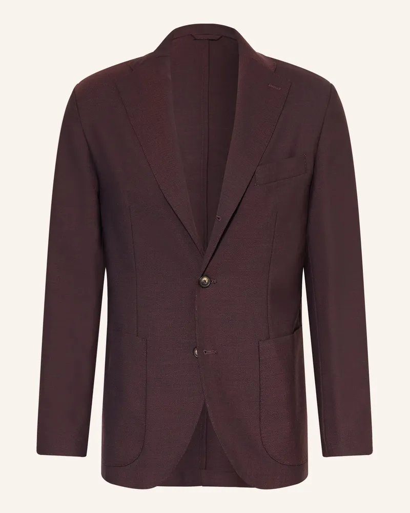 Eton Sakko Tailored Fit rot Dunkelrot