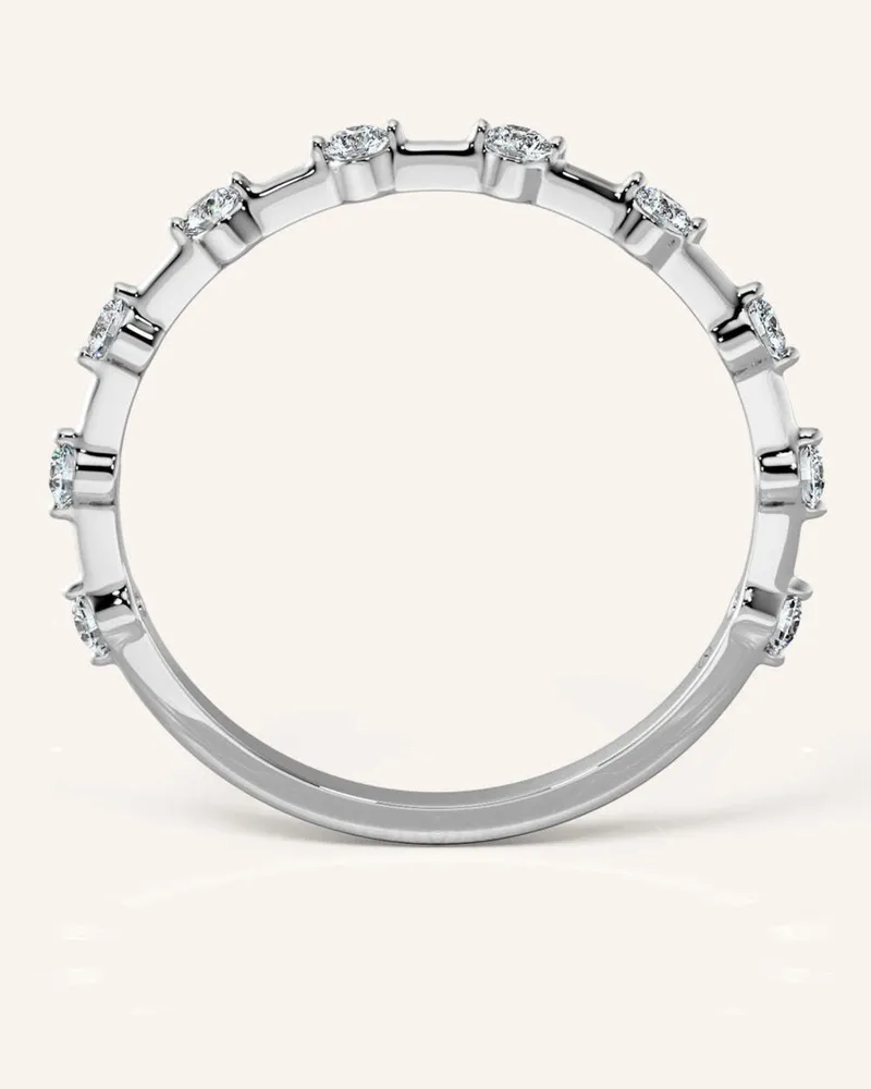 VEYNOU Ring Daisy Aus 14 Karat Weißgold Und 0,30ct. Lab-Grown Diamanten silber Weissgold