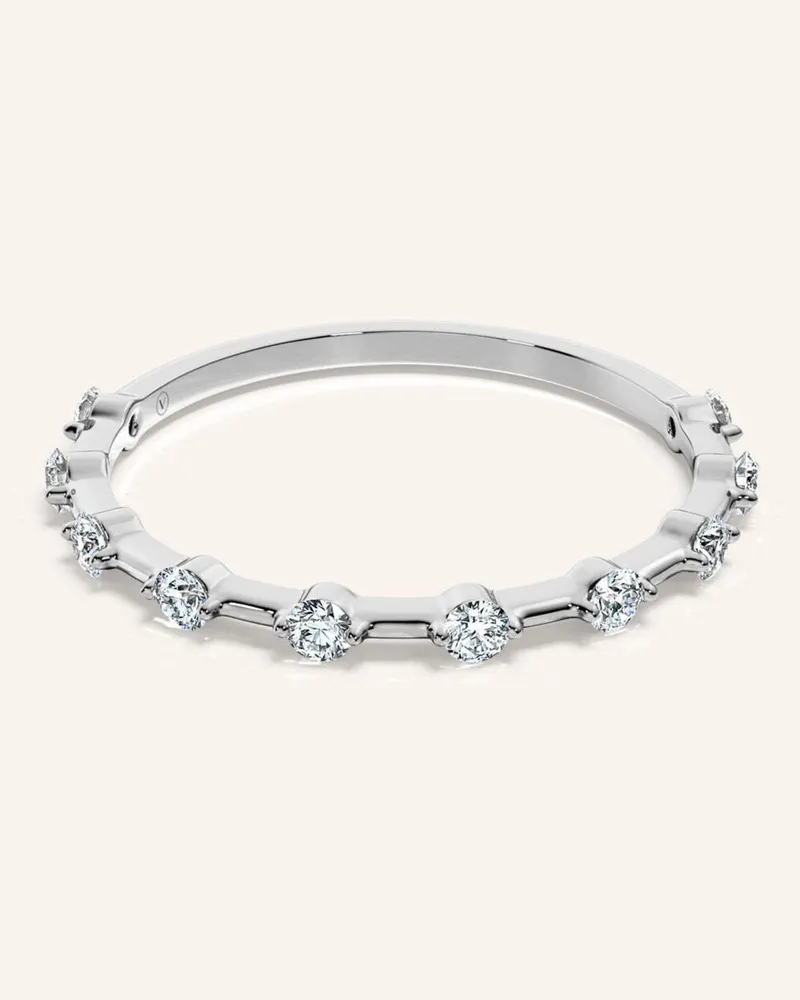 VEYNOU Ring Daisy Aus 14 Karat Weißgold Und 0,30ct. Lab-Grown Diamanten silber Weissgold