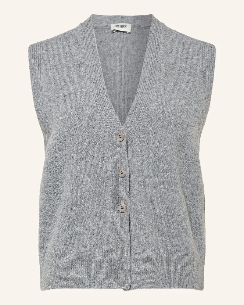 Drykorn Strickweste Abalia grau Grau