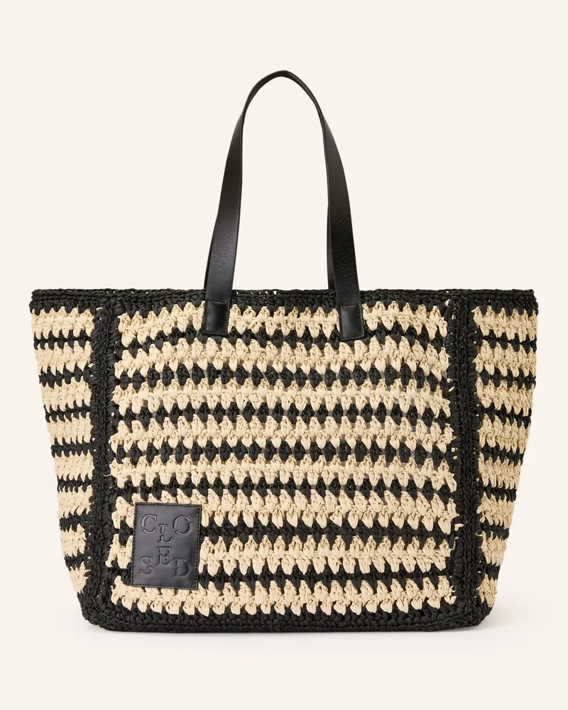 Closed Shopper schwarz Beige
