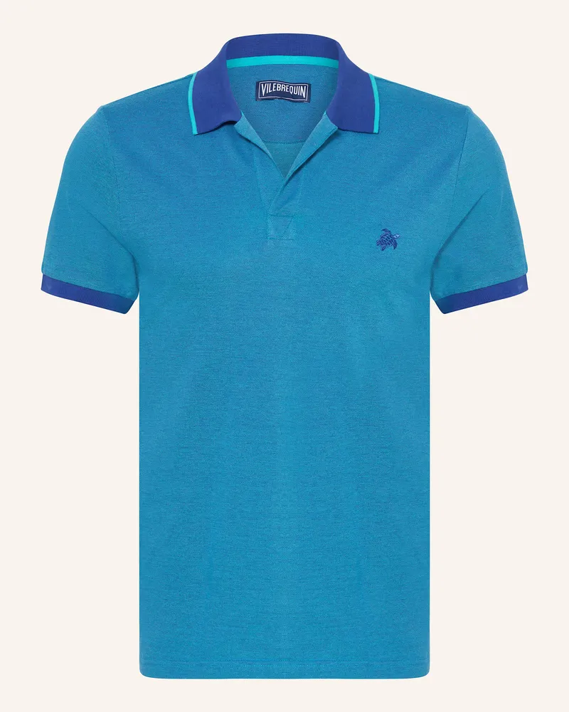 Vilebrequin Piqué-Poloshirt PALATIN Türkis
